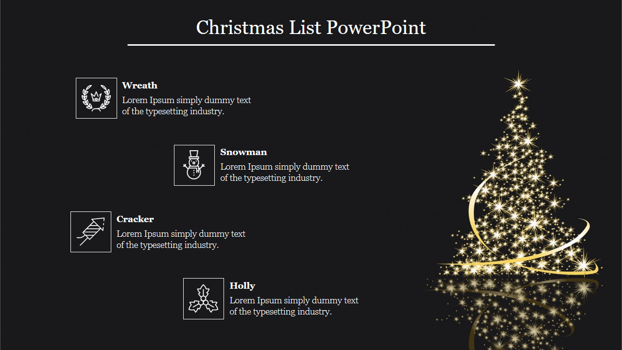 Christmas List PowerPoint